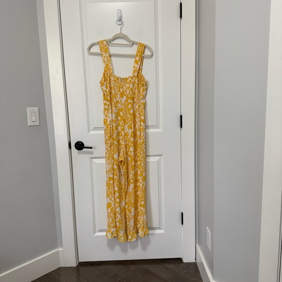 Faithful the Brand Kasbah Jumpsuit Yellow Hestia Floral size Medium - Picture 10 of 10